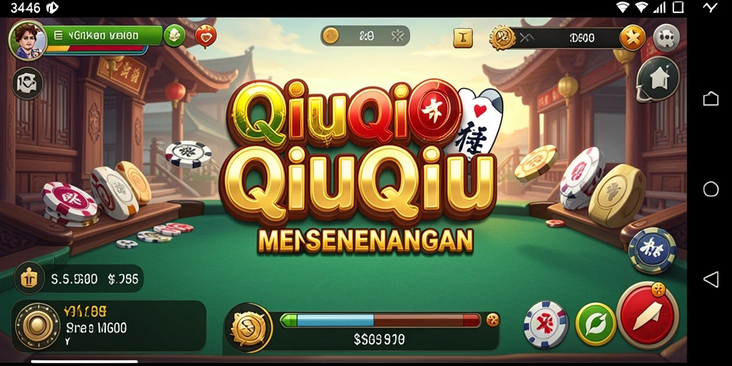 Tampilan gameplay QiuQiu yang menarik dan seru.