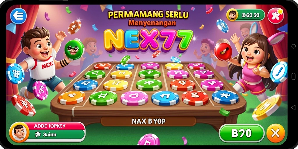 Tampilan menarik dari gameplay Bingo di NEX777.