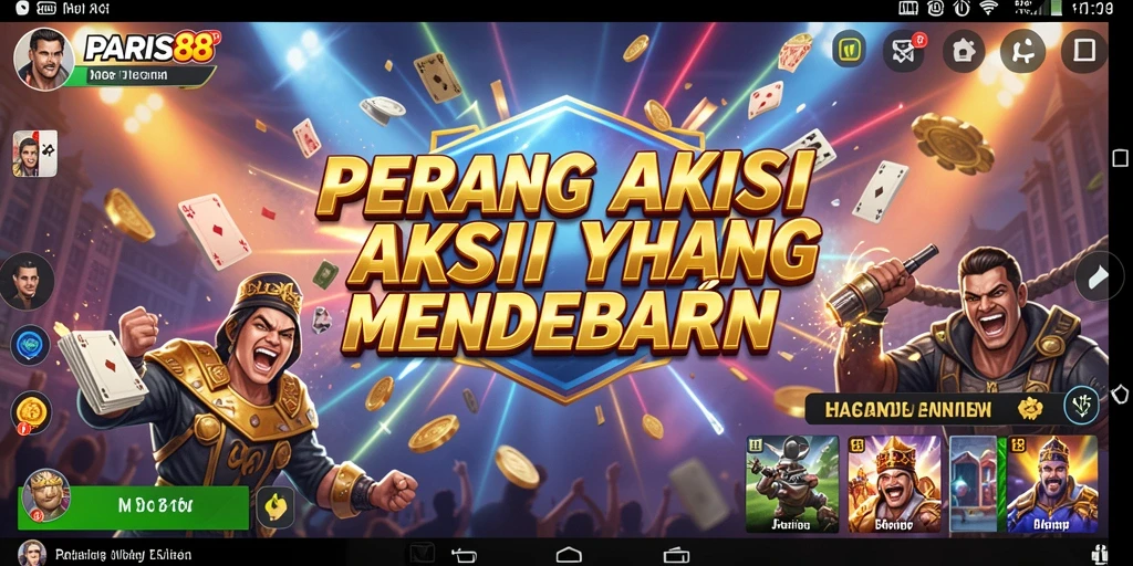 Tangkapan layar permainan <strong>PARIS88</strong> yang menunjukkan aksi mendebarkan dalam pertempuran.