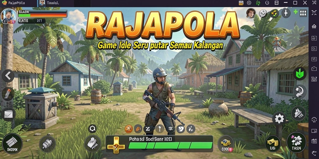 Tampilan gameplay seru dari RAJAPOLA yang membuatnya menarik untuk dimainkan.