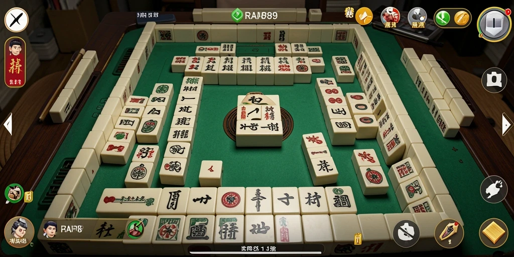 Screenshot gameplay RAP89 menunjukkan permainan Mahjong yang seru dan menantang.