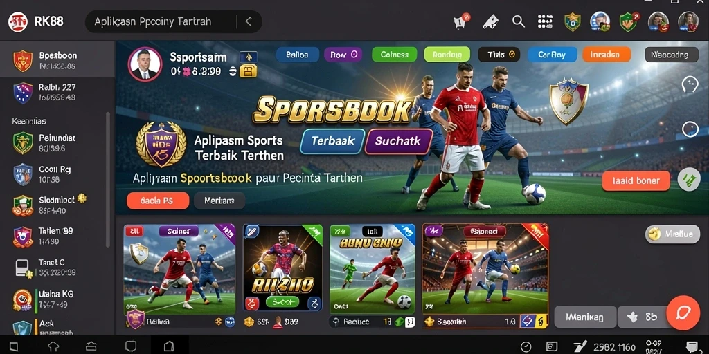 Tangkapan layar RK88 menunjukkan pengalaman taruhan yang menarik dan interaktif.