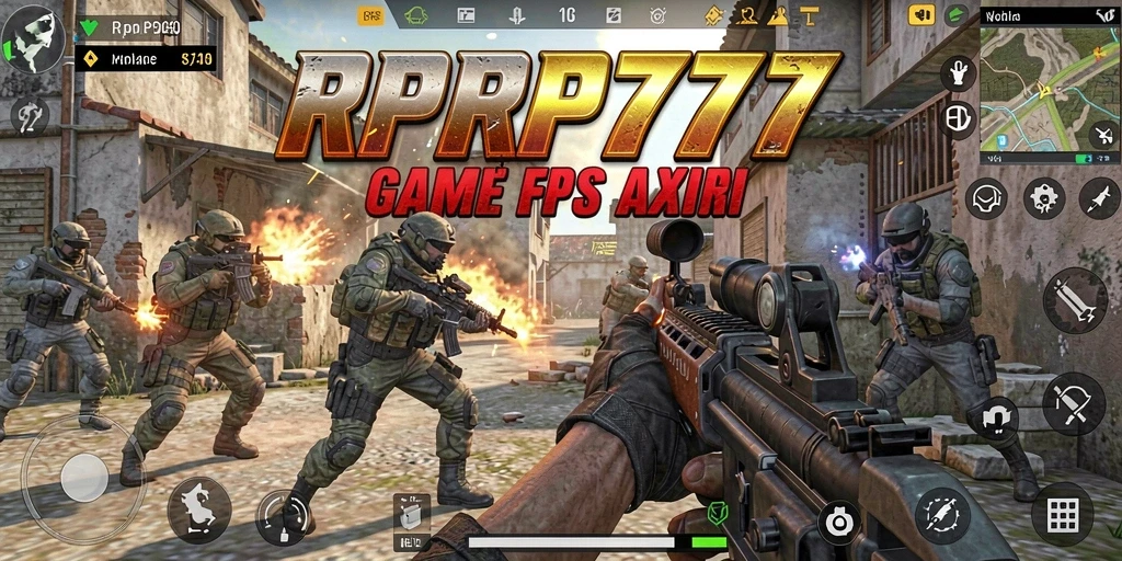 Gameplay RPRP777 dengan aksi tembak-menembak yang intens.