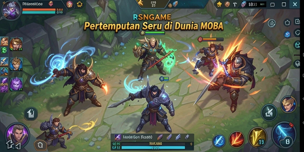 Tampilan gameplay intens RSNGAME yang penuh aksi.