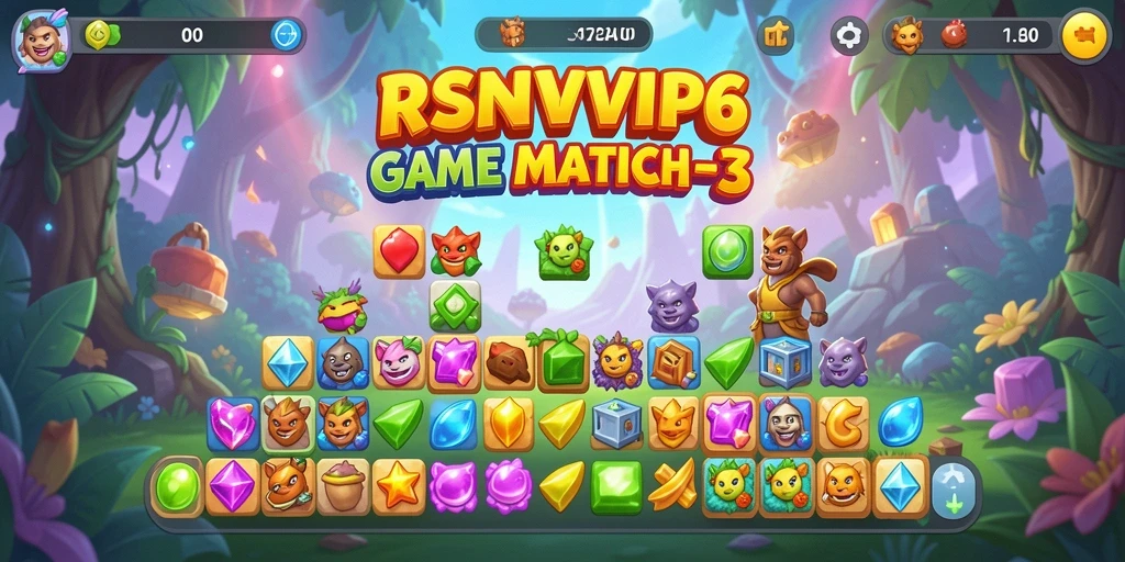 Tampilan Gameplay RSNVIP6 yang seru dan penuh warna.