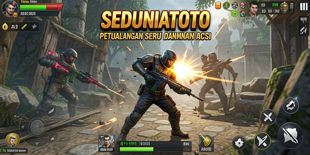 Screenshot gameplay SEDUNIATOTO menampilkan aksi seru dan serangannya.