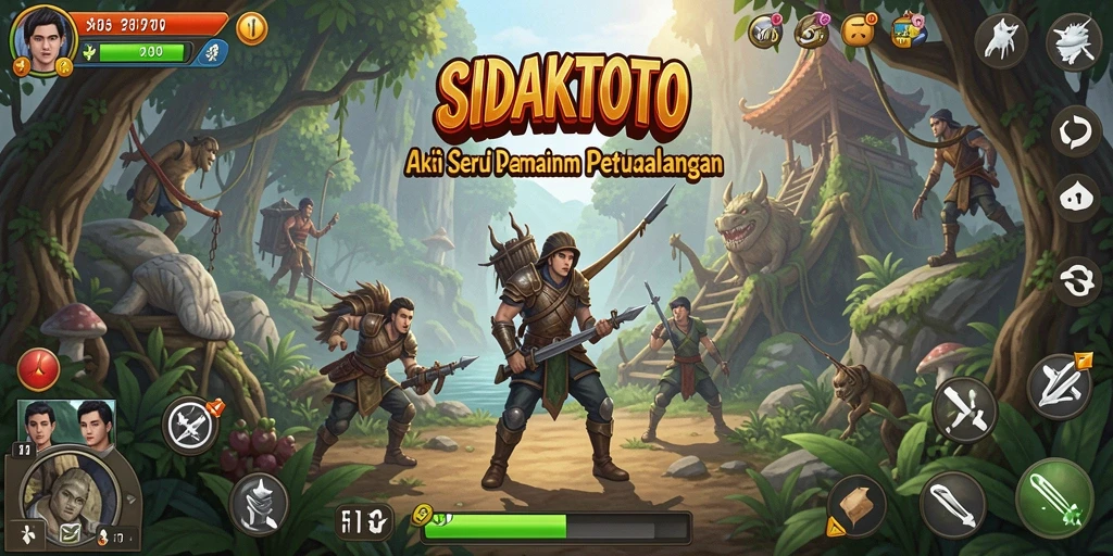 Tampilan aksi seru dari gameplay SIDAKTOTO yang mendebarkan.