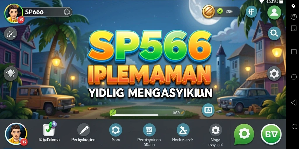 Tampilan gameplay seru dari SP666 dengan aktivitas idle.