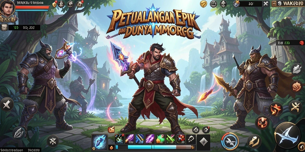 Tampilan utama gameplay <strong>WAK89</strong> dengan suasana petualangan yang mendebarkan.
